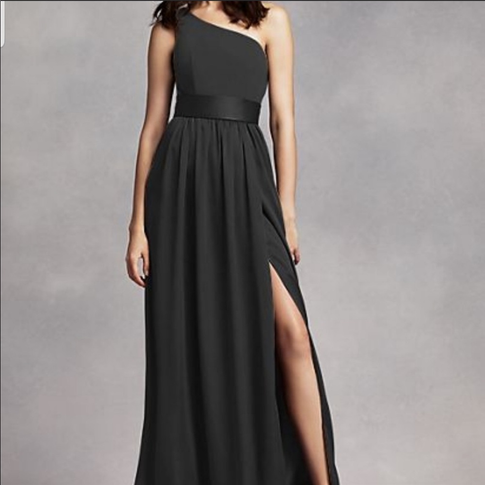Vera Wang One shoulder dress